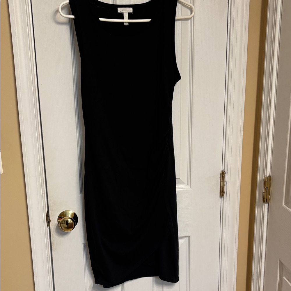 Leith Black Midi Dress